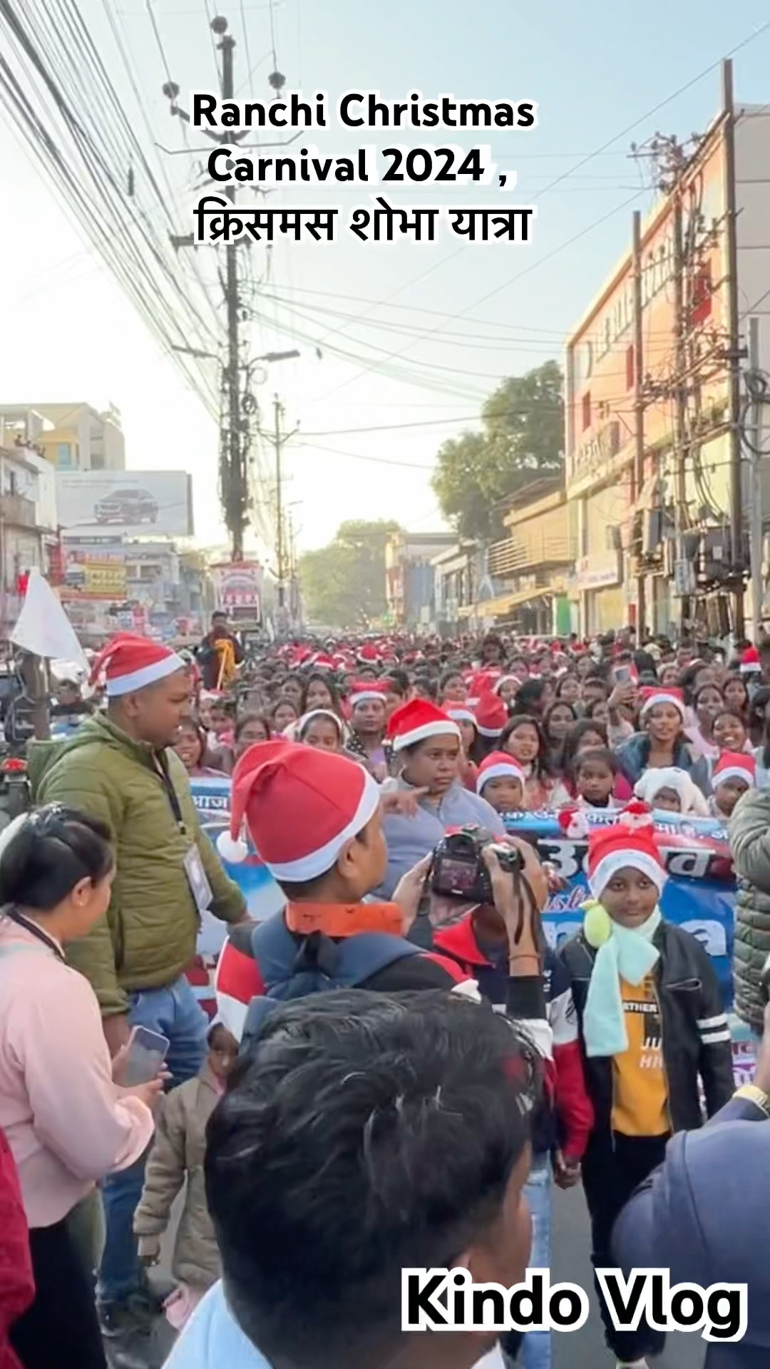 Ranchi Christmas Carnival 2024 , क्रिसमस शोभा यात्रा/video81